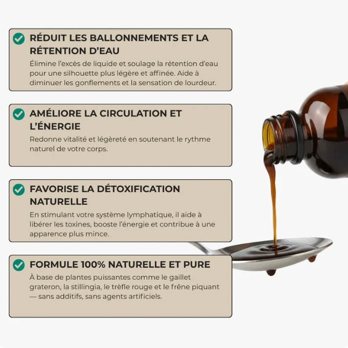 Drainant Lymphatique Rimèd Razié® - soutien traditionnel, formule liquide